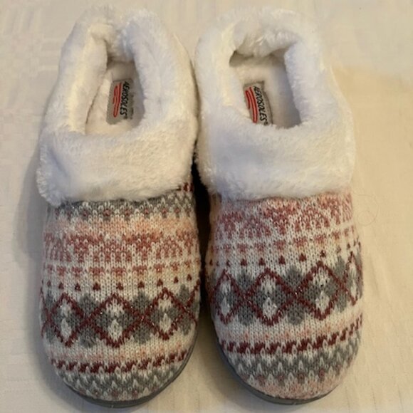 AEROSOLES | Pink White Memory Foam Slippers Women's Size 6.5-7.5-NEW - Picture 8 of 8